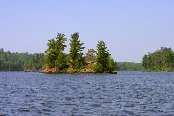 istock A tiny rocky island, Shagawa Lake, Ely, MN 1329263460