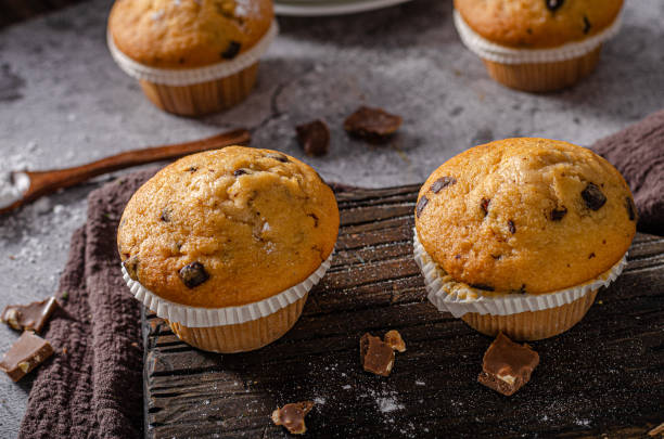 istock Homemade chocolate muffins 1329269076