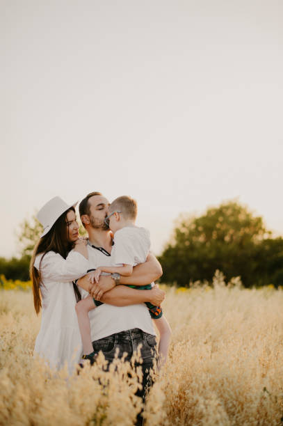 istock Young family in nature 1329270814