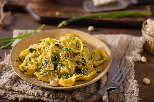 istock Tortellini with butter and nuts 1329273284