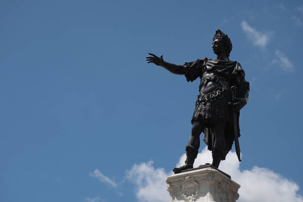 istock Statue of Roman Emperor Augustus in Augsburg, Germany 1329281187