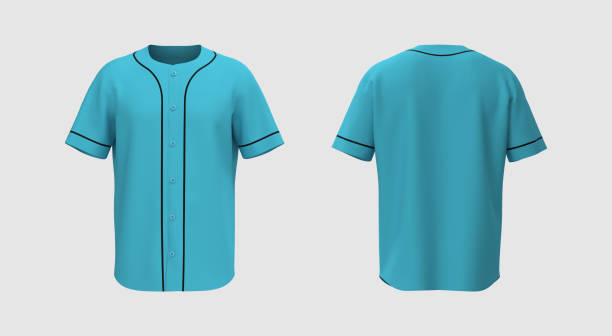 istock Baseball t-shirt mockup in front and back views 1329282082