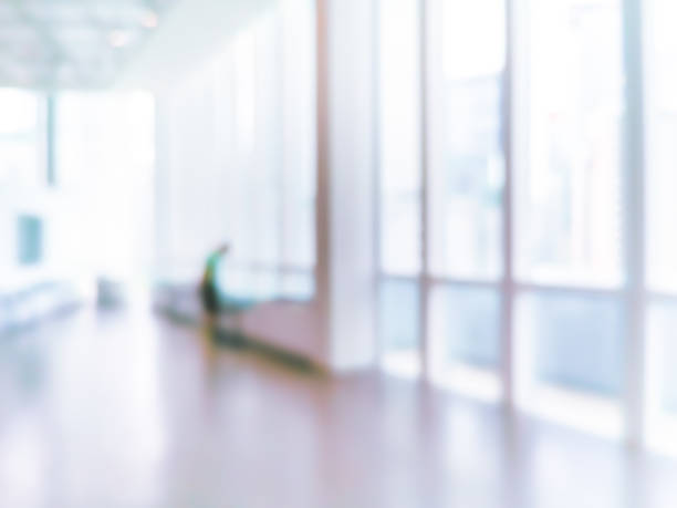 istock Blurred image of people at museum; Abstract blurred backgrounds 1329284803