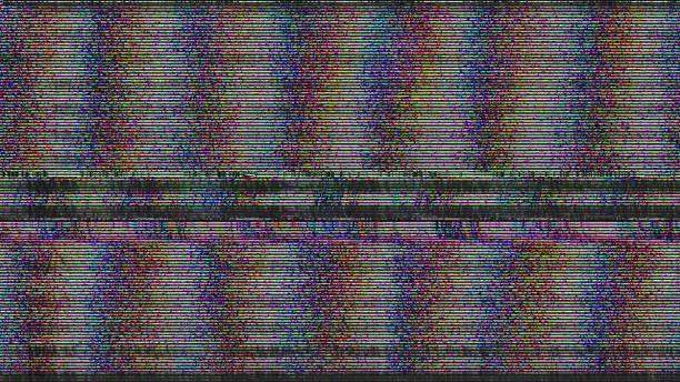 istock GLITCH - TV screen full of diagonal noise, static and interference 1329289878