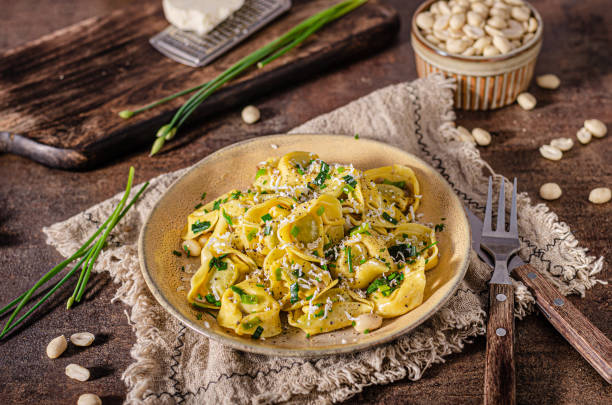 istock Tortellini with butter and nuts 1329297075
