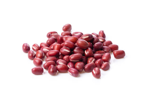 istock Azuki Bean or Red Bean Seeds on white background 1329302521