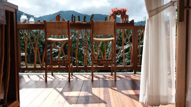 istock Terrace with morning fresh atmosphere nature landscape. 1329303939