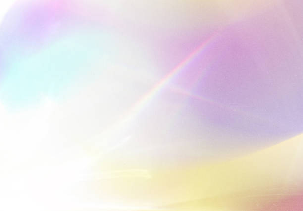 istock Ray of light on colorful grain gradient background with grain noise texture, for product design and social media 1329306472
