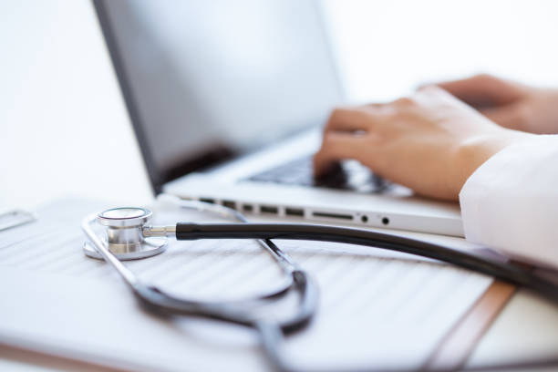 istock Doctor working in hospital 1329313645