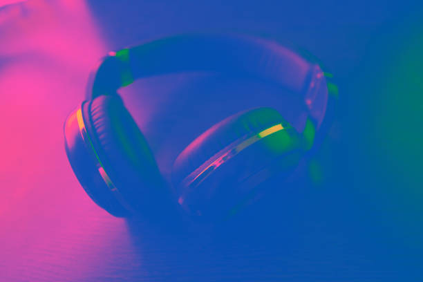 istock headphones on dark background 1329313989