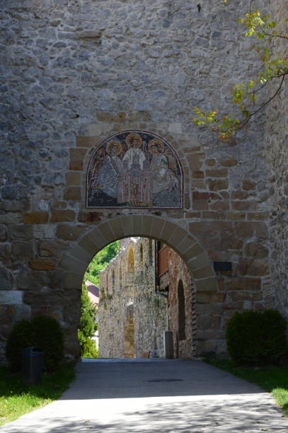 istock entrance gate in the old Serbian Orthodox monastery 1329314746