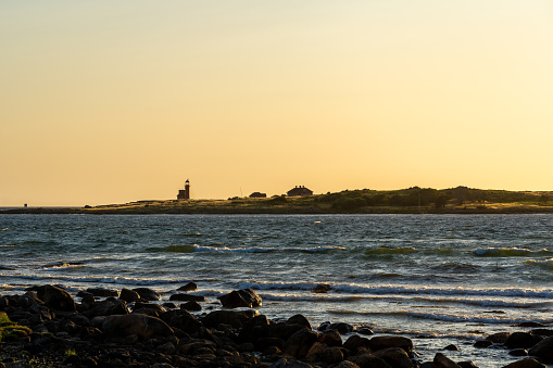 The Island Of Tylon is a nature reserve since 1927 and has it’s own lighthouse. It is located close to Tylosand, Halmstad, Sweden. Captured during golden hour.