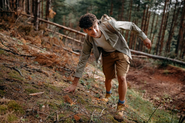 istock This is his favourite hiking trail. 1329333418