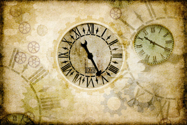 istock Illustration made from images of clocks. 1329343942