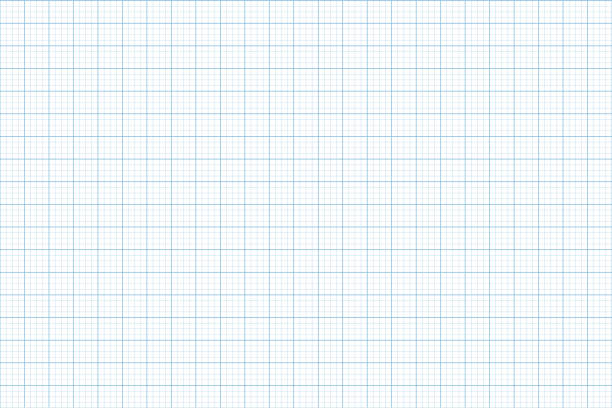 синяя сетка график бумага обои фон - blueprint graph paper paper backgrounds stock illustrations