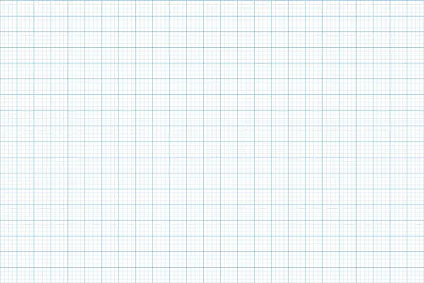 Vector illustration of blue grid graph paper wallpaper background