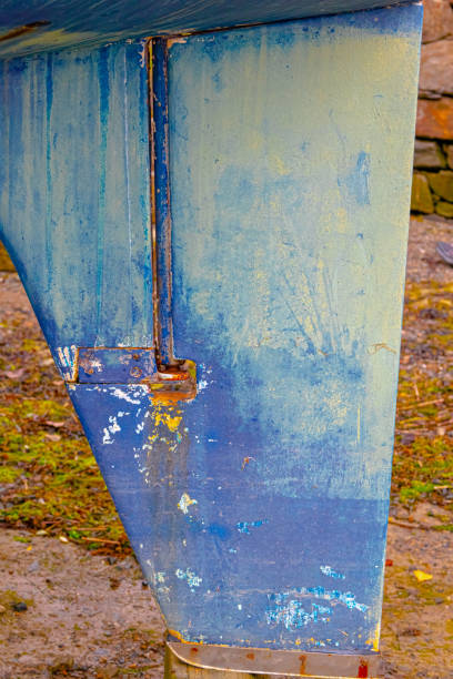 istock rusty boat hull in the La Landriais shipyard, in Brittany 1329346292