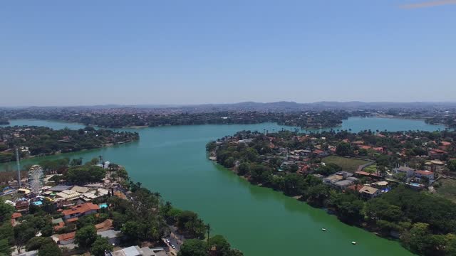 Aerial view of Belo Horizonte city, in Brazil
