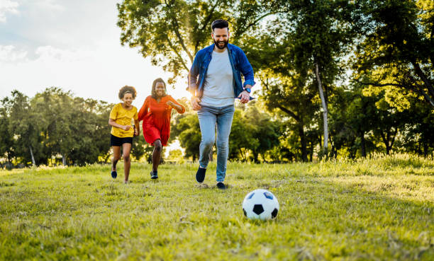 istock Family soccer 1329372956