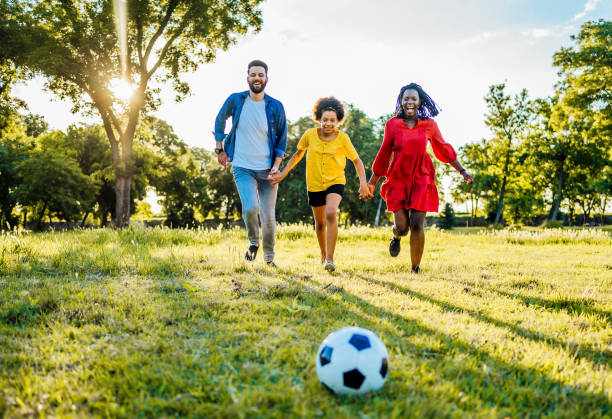 istock Family soccer 1329373983