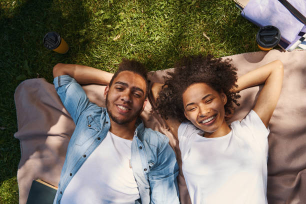 istock Lovely couple finding quiet place to spend the afternoon 1329374670