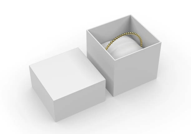 istock Velvet Pillow Solid Elegant Bracelet Paper Gift Jewelry Packaging Box. 1329380316