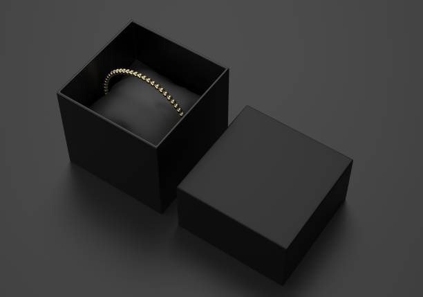 istock Velvet Pillow Solid Elegant Bracelet Paper Gift Jewelry Packaging Box. 1329380357