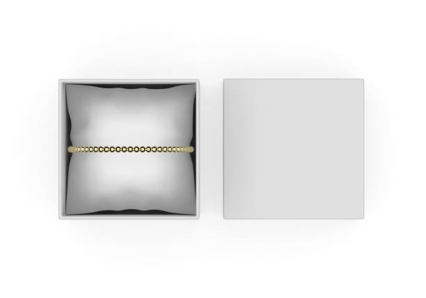 velvet pillow solid elegant bracelet paper gift jewelry packaging box. - chain storage room equipment gold chain photos et images de collection