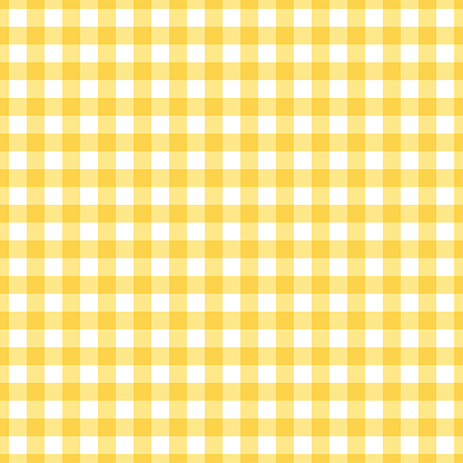 Yellow traditional gingham seamless background