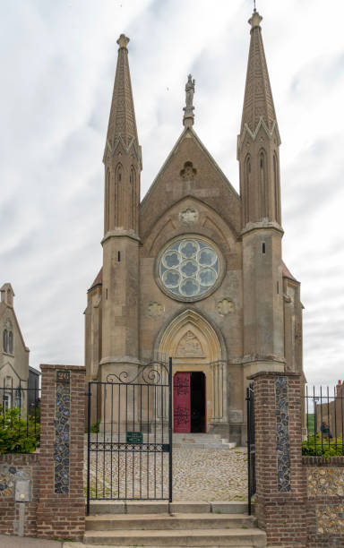 istock Le Havre, France: Outside the Chapel Notre-Dame des Flots 1329386571