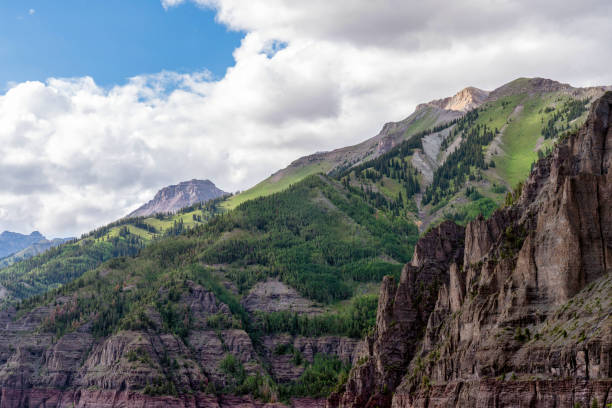 istock Beautiful mountain scenery in the Rocky Mountains 1329389655