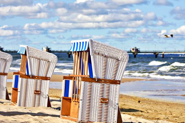istock Beach chairs at baltic sea 1329399029