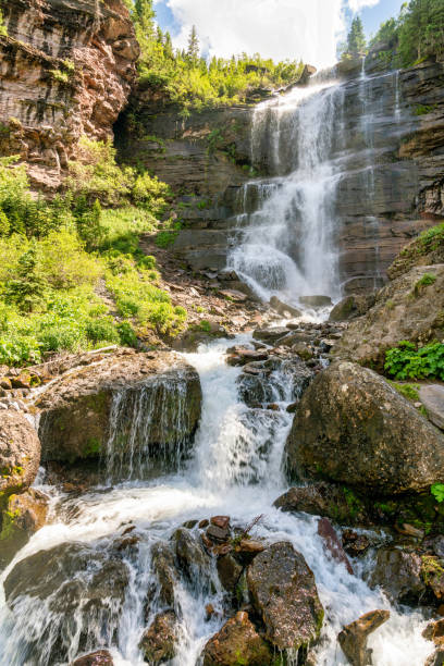 istock Waterfall in Telluride, Colorado 1329399868