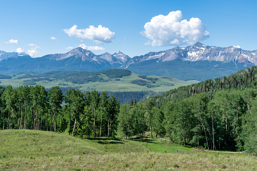Beautiful mountain scenery in Colorado