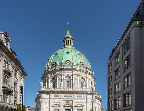 Budapest, Hungary - June 21 2018: The St. Stephen's Basilica is a Roman Catholic basilica named in honour of Stephen, the first King of Hungary (c 975\