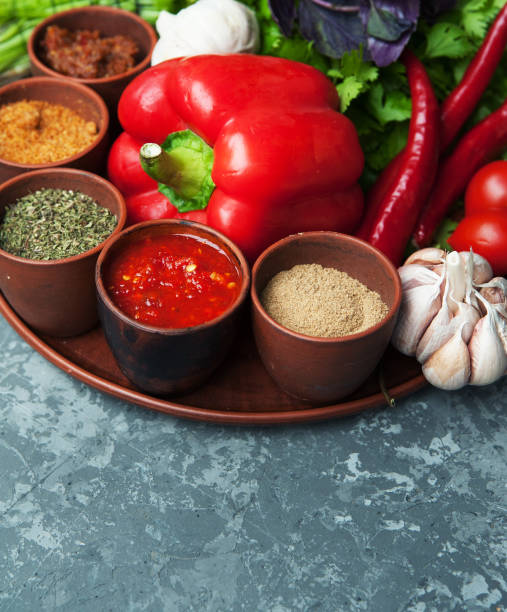 istock Georgian spices in jars 1329409862