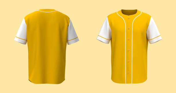 istock Baseball t-Shirt mockup in front and back views 1329416888