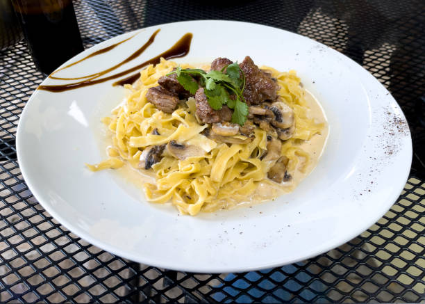 istock tagliatelle with arrachera beef with cream and mushrooms 1329420791