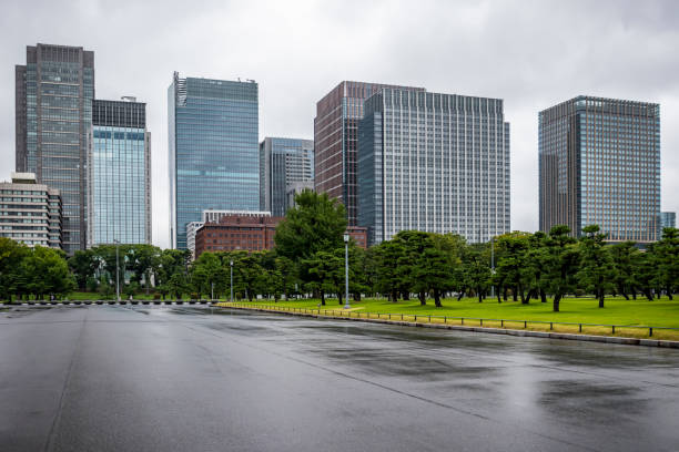 istock city square road in Tokyo 1329434110