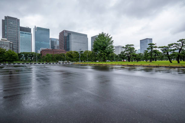 istock city square road in Tokyo 1329434113
