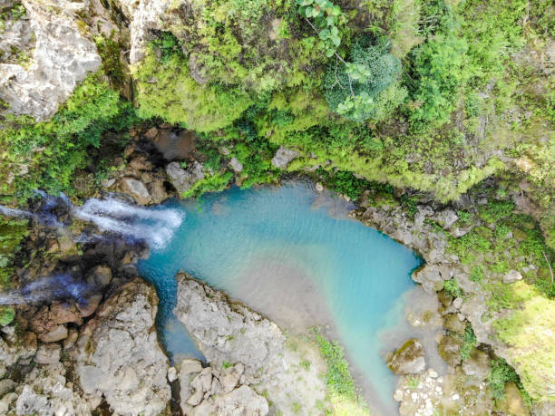 istock Nice waterfall in Moc Chau province northern Vietnam 1329438778