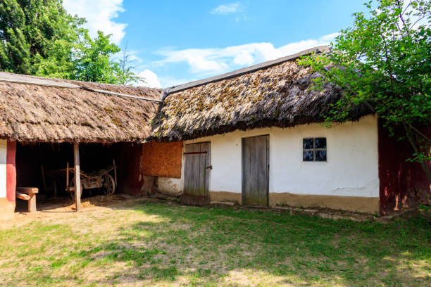 istock Old barn in the ukrainian village 1329438824