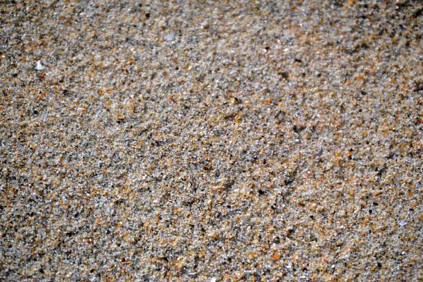 istock Fine luminous sand patterns in the beach of Matosinhos 1329441293