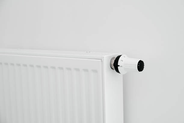 istock Radiator knob for adjusting tempearute 1329451155
