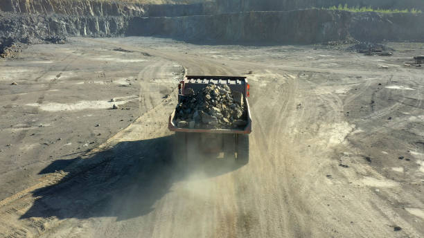 istock Quarry for the extraction of granite. Granite quarry. 1329456742
