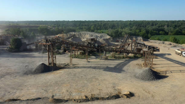 istock Quarry for the extraction of granite. Granite quarry. 1329456751