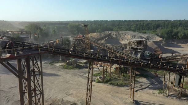 istock Quarry for the extraction of granite. Granite quarry. 1329456768
