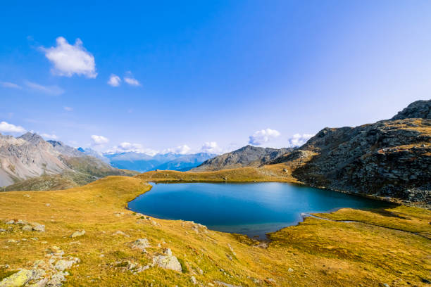istock Livigno, Lago Nero - Black Lake (Lombardy, Italy) 1329459388