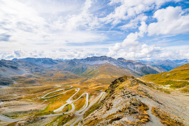 istock Passo Stelvio, view from Cima Garibaldi (Italy) 1329462283