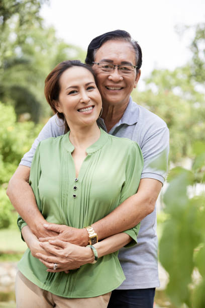 istock Happy Hugging Senior Couple 1329462957